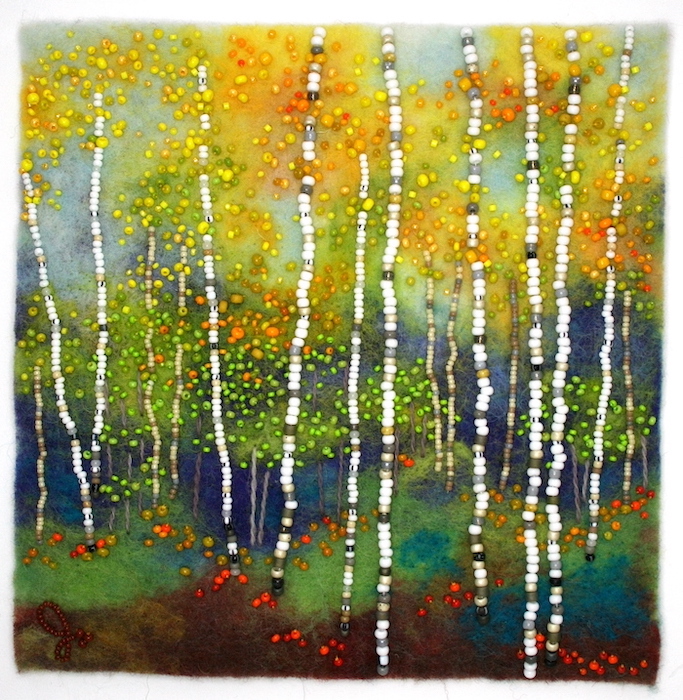 Birch In Yellow